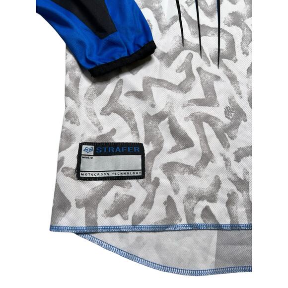 VTG Fox Racing Motocross Supercross Jersey Shirt Long Sleeve Mens XL Y2K AOP - Picture 3 of 11